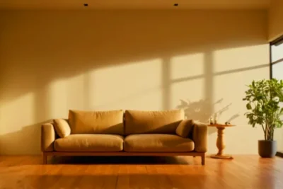 El atardecer ilumina una estancia tranquila