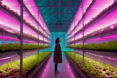 Granja vertical tecnológica a gran escala