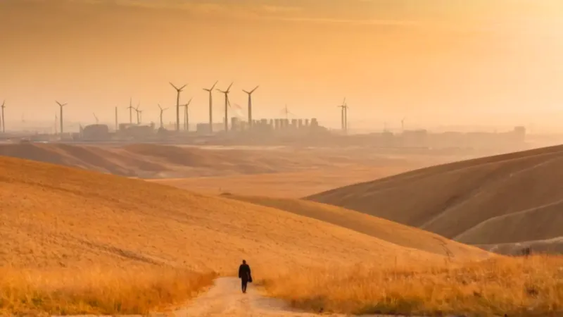 El paisaje muestra el dilema energético