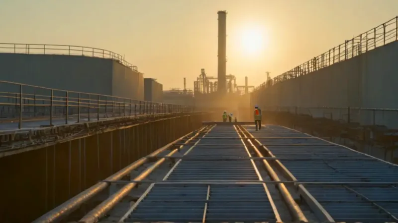 Un trabajador en el laberinto industrial