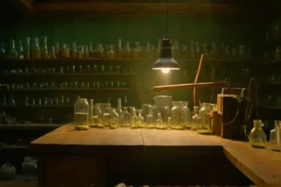 Científica observa un brillo en la oscuridad