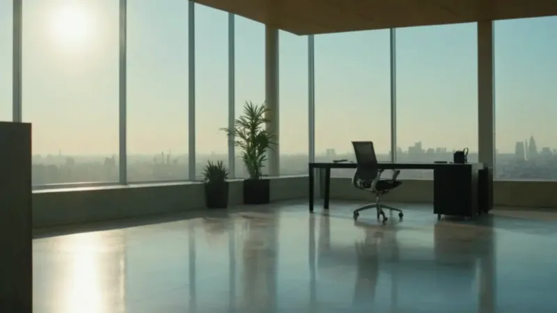 Espacio de trabajo tecnológico y luminoso