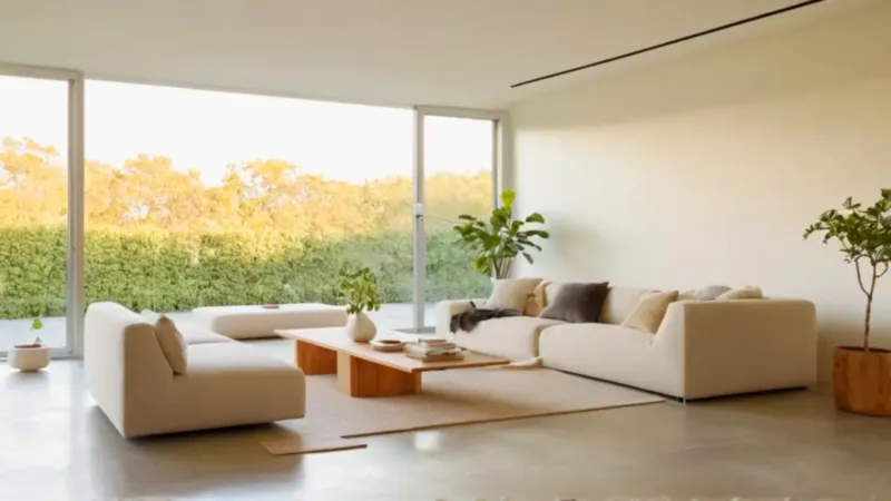 Calma y luz en un salón moderno